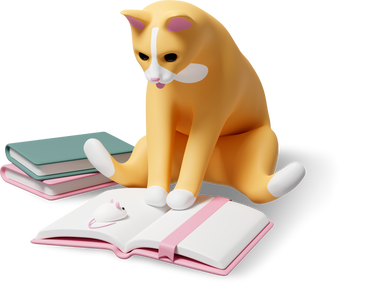 Reading Cat